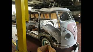 VW T1 Restauration ✅ Karosseriebau Berlin ✅ Verzinnen [upl. by Nigem]