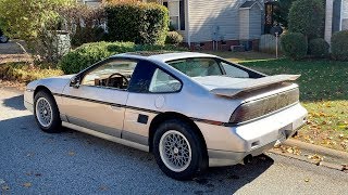 1987 Fiero GT Project Sat for 15 years Part 1 [upl. by Pattison553]