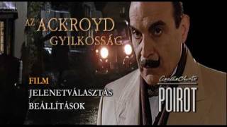 Poirot Az Ackroyd gyilkosság  DVD Menü [upl. by Moira802]