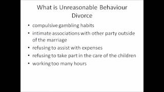 What is Unreasonable Behaviour Divorce  Divorce Lawyer in Singapore [upl. by Luigino]