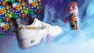 DIY How to Make Dip Dye Air Force 1 Custom Sneakers  Easy Step by Step SATISFYING 😍👟 shorts [upl. by Anyr]