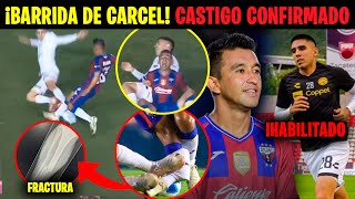 ¡BARRIDA CRIMINAL Así FRACTURARON al Hobbit Bermúdez  ¡CASTIGO OFICIAL PARA EL JUGADOR DE DORADOS [upl. by Shanta]