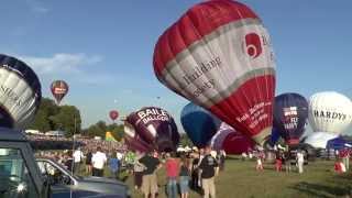 HD1080p50 Mass Ascent PM  Bristol International Balloon Fiesta 2014 [upl. by Lin]