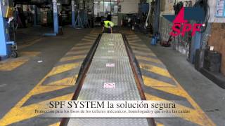 SPF SYSTEM la solución segura y de protección para los fosos de los talleres mécanicos [upl. by Nallek]