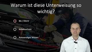 Warum ist die Fahrerunterweisung Hochvolt Kfz so wichtig [upl. by Atteiluj]