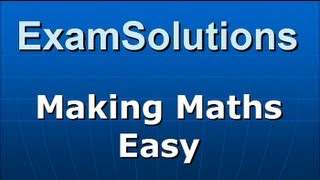 Integrating factor  Differential Equations  ExamSolutions Maths Tutorials [upl. by Thapa308]