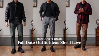 4 Fall Date Outfits Ideas She’ll Love mensfashion [upl. by Strong]