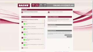 BAEHR Online Hygieneplan  3 Schritt  Desinfektionsplan erstellen [upl. by Aztilem]