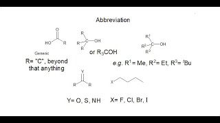 Naming Generic Abbreviations of Functional Groups [upl. by Zacherie]