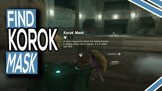 Where To Find The Korok Mask In Zelda Tears Of The Kingdom [upl. by Bocock]