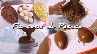 Como FAZER ovos de Páscoa Brigadeiro beijinho e maracujá 😋 [upl. by Georgina13]