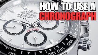 How to Use A Chronograph Watch [upl. by Groveman781]