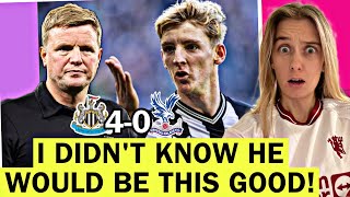 Eddie Howe Scares Me Anthony Gordon Is Incredible Newcastle United 40 Crystal Palace [upl. by Anitsyrhc]