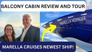 Balcony Cabin Tour  Marella Voyager  Marella Cruises Newest Ship [upl. by Assilla]