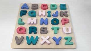 Alphabet Letters  ABC Board Learning for Kids [upl. by Haya899]