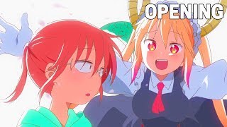 Miss Kobayashis Dragon Maid  Opening HD [upl. by Encrata66]