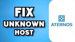 How To Fix Unknown Host Minecraft Server Aternos 2024 Guide [upl. by Marienthal]