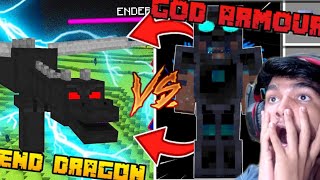 Ender Dragon Vs My 1000000 Armour In Minecraft  Mythpat Foxin BBS [upl. by Enaywd]