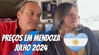 PREÃ‡OS em MENDOZA ARGENTINA em JULHO de 2024 [upl. by Shiri684]