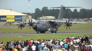 Airbus A400M Atlas amazing takeoff capabilities [upl. by Edgardo371]