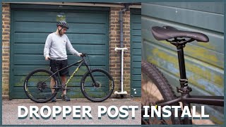 I install a Whyte  TranzX dropper post [upl. by Digirb453]