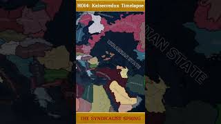 HOI4 Kaiserredux Timelapse  The Third World War  short hoi4 [upl. by Arihsat685]