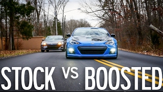 Stock FRS vs Supercharged BRZ [upl. by Batty90]