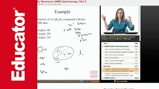 NMR Spectroscopy Examples  Organic Chemistry [upl. by Namlak969]