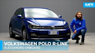 VOLKSWAGEN POLO 16 95CV RLINE COMFORTLINE BLU DIESEL AZIENDALE 2019  INTERNI ED ESTERNI CON ALE [upl. by Kerrill]