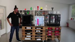 Comparison Zortrax M300 Dual Ultimaker S5 Raise3D Pro2 OKM3D english v2 [upl. by Schwejda]