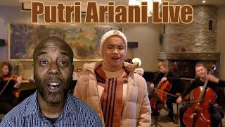 Putri Ariani  Who I AM  LIVE  REACTION [upl. by Arimak]