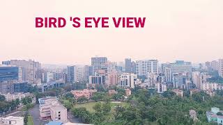 SKYLINE AND BIRDS EYE VIEW OF SALT LAKE KOLKATA [upl. by Ecirahs409]