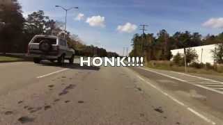 Agressive Drivers vs Cyclist North Charleston 113015 [upl. by Okimuk]