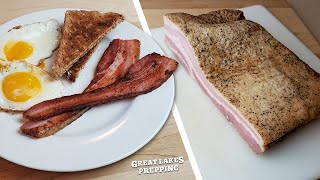 Homemade Bacon from Scratch  Basic Dry Cure Recipe  Oven Method no smoker needed [upl. by Jameson788]