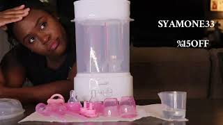 quotHOW TO STERILIZE BABY BOTTLESquotGrownsys Baby Bottle Sterilizer Review [upl. by Daryle]