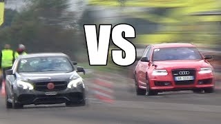 Audi RS6 C6 vs BMW M5 F10 vs Mercedes E63 AMG  RACE [upl. by Lathrop]