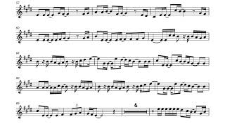 Asu e no Tobira  Asagao to Kasesan for Trumpet in Bb Sheetmusic on Musescore [upl. by Lucas794]