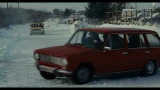 Сибирское воспитаниеEducazione siberiana 2013  car chase scene [upl. by Nerdna]