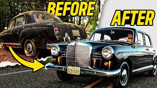 First Start In 50 Years  Amazing Transformation 1960 Mercedes Benz 190B  RESTORED [upl. by Irac581]