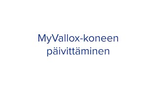 MyValloxkoneen päivittäminen MyVallox Control ohjaimella [upl. by Airal506]