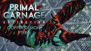 Copper demon ptera  skin process  SUBSTANCE PAINTER Primal carnage extinction [upl. by Marduk]