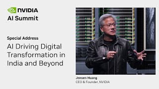 NVIDIA CEO Jensen Huang’s Special Address at AI Summit India [upl. by Etem]