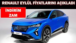 RENAULT EYLÜL FİYATLARINI AÇIKLADISEVİNENLERMİ ÜZÜLENLER Mİ [upl. by Anagnos]