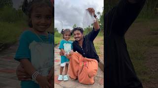 Parachute making 🥰😊😊❤️ അതിൽ നിന്ന് ചാടാൻ പറയരുത് മോളെ 😊❤️❤️🥰😂😂shorts trending viralvideo [upl. by Drannel]