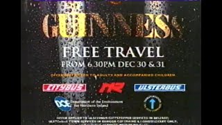 Guinness Free Travel Over The Chirstmas Period  Guinness 1996 [upl. by Battat]