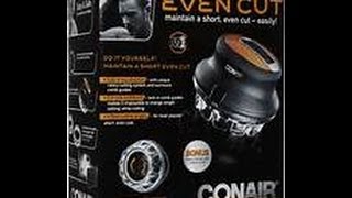 Conair Even Cut Rotary Haircut System Unboxing [upl. by Trainor]