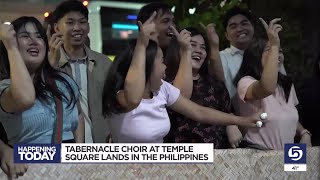 Tabernacle Choir arrives in Philippines to continue ‘Hope’ world tour [upl. by Gaut]