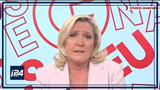 quotJe suis très sensible à la lutte quIsraël mène pour sa sécuritéquot Marine Le Pen [upl. by Huber]