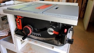 Unboxing SawStop Table Saw  Shop Update July 2016 [upl. by Marlea]