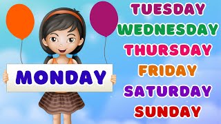 Days of the Week  Learn Days of Week  7 Weekdays  Educational Song  TinyTalesEye [upl. by Westleigh]